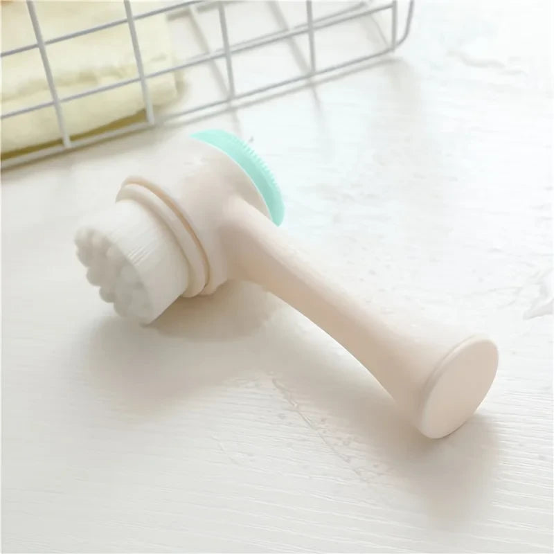 Double Sided Silicone Facial Brush