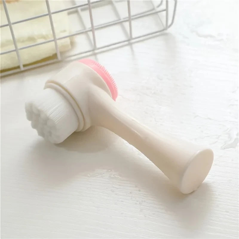 Double Sided Silicone Facial Brush
