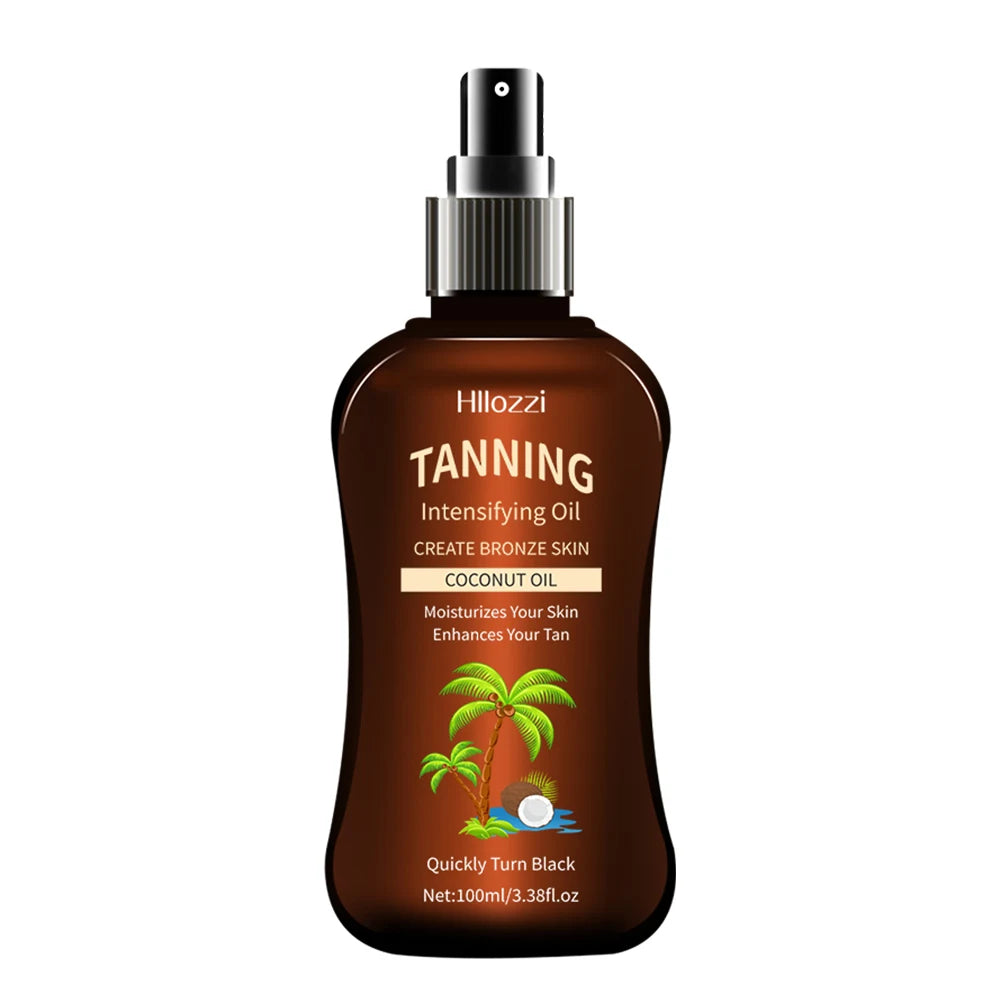 Coconut Glow Tanning Oil — Deep Intensifying Sun Oil for a Natural Golden Tan | 100ml