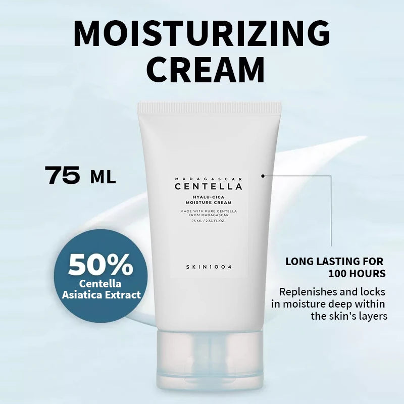 SKIN1004 Centella Hyalu-Cica Duo — Moisture Cream + Water-Fit Sun Serum SPF50+ | Korean Skincare