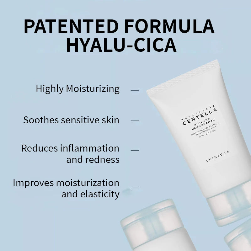SKIN1004 Centella Hyalu-Cica Duo — Moisture Cream + Water-Fit Sun Serum SPF50+ | Korean Skincare