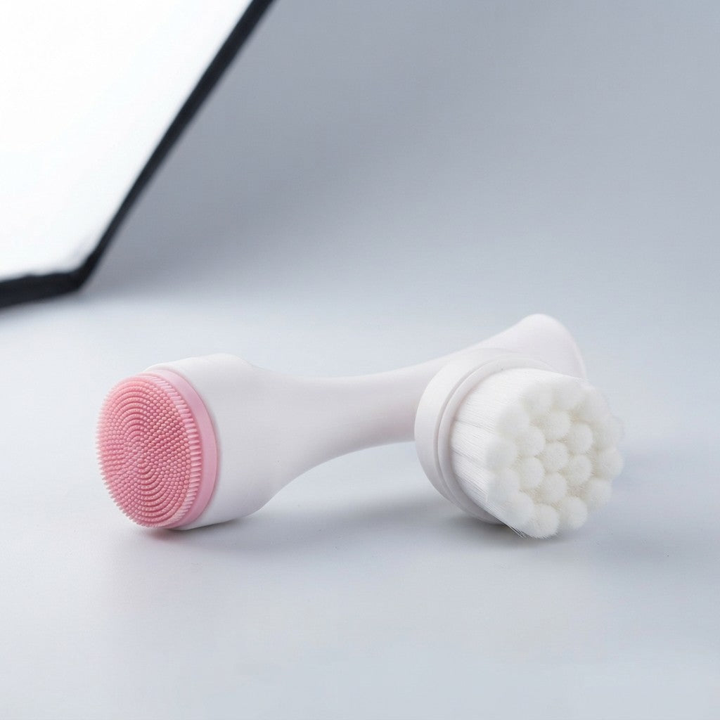Double Sided Silicone Facial Brush