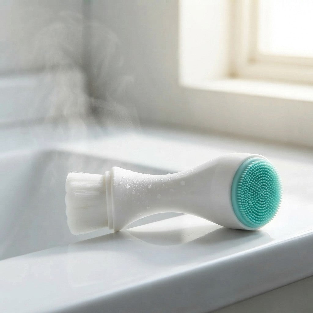 Double Sided Silicone Facial Brush
