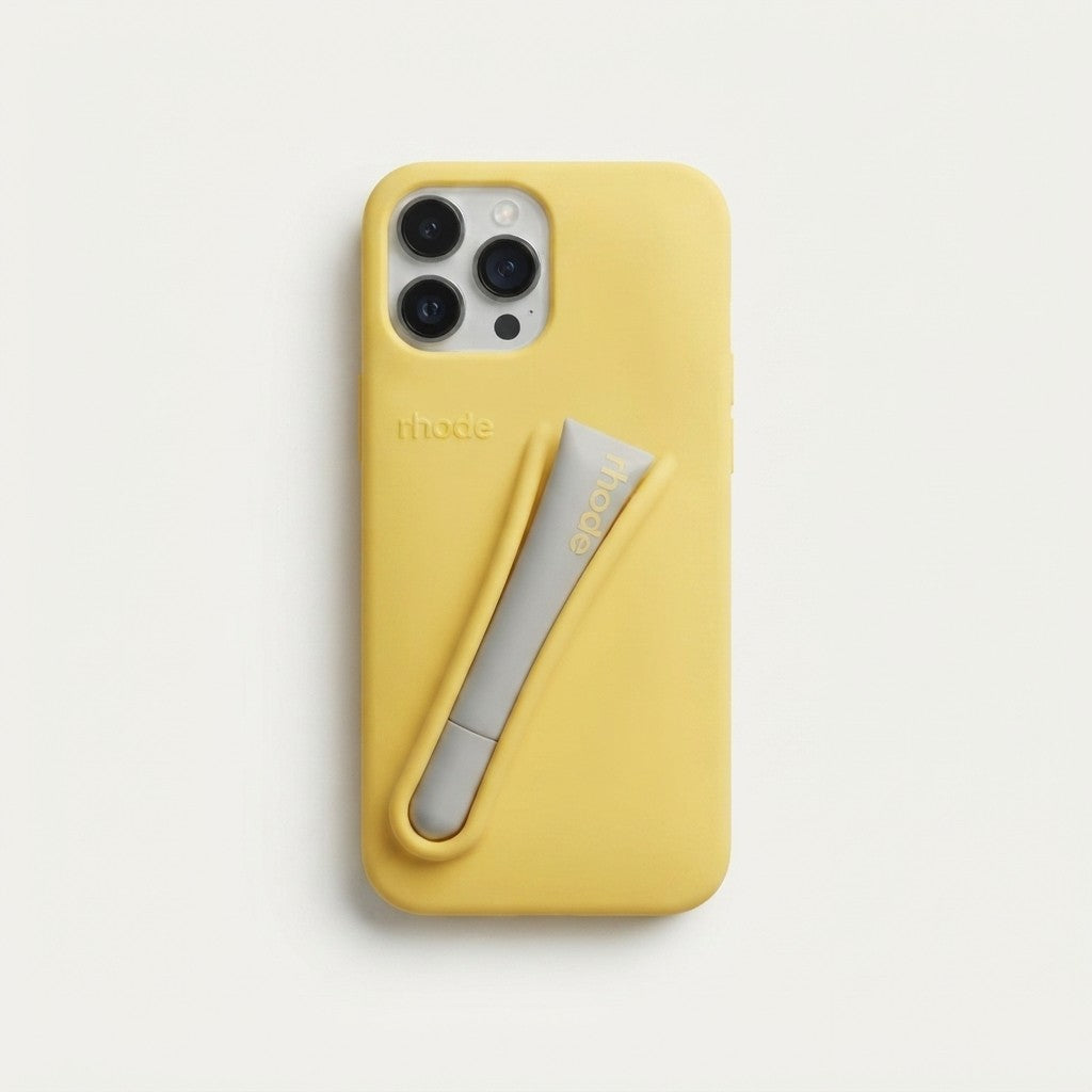 Silicone Phone Case with Lip Gloss Holder